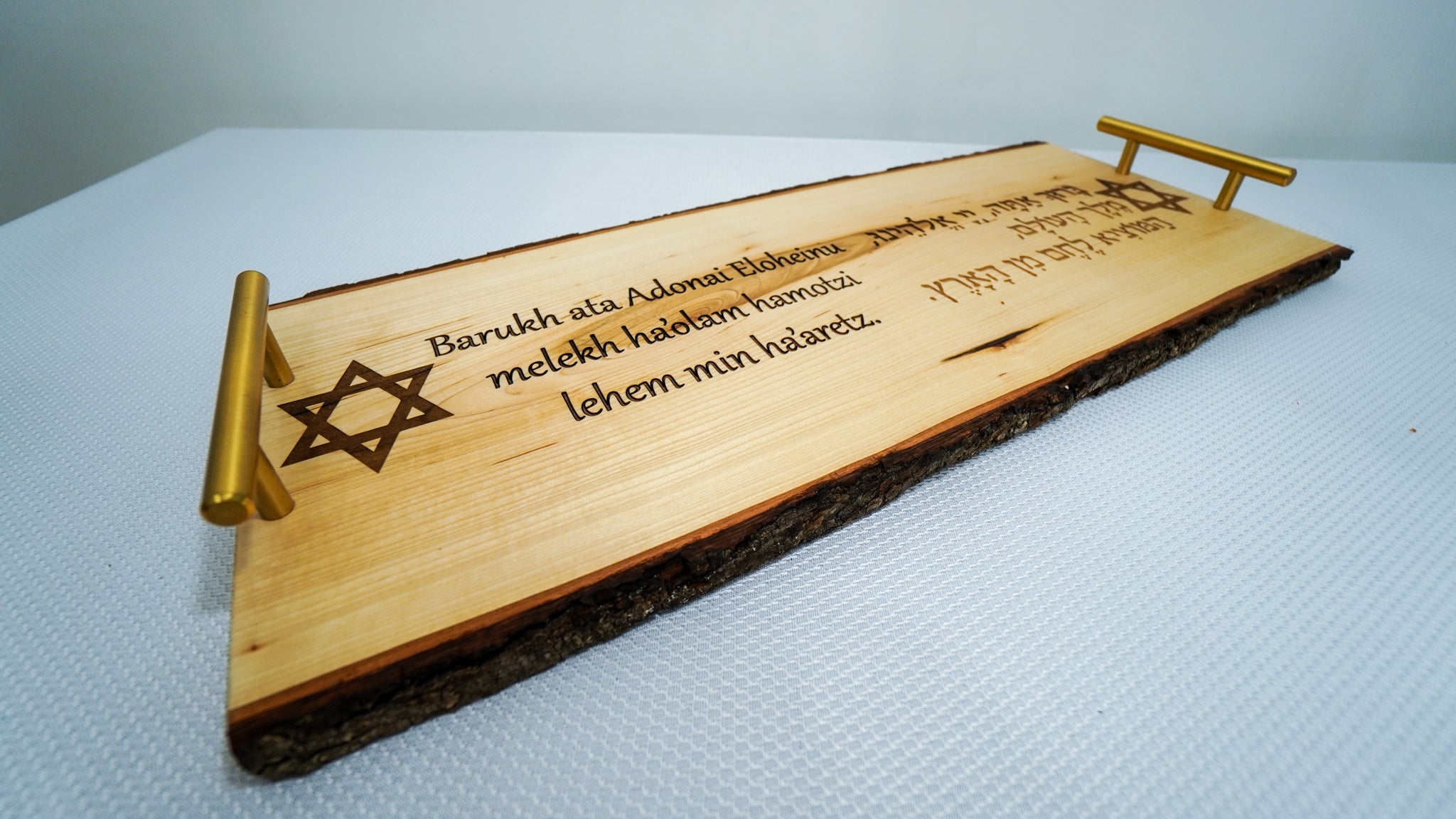 Tabla para el pan Challa en Shabbat