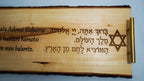Tabla para el pan Challa en Shabbat
